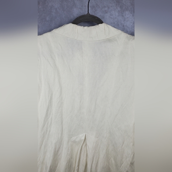 CABI Artist Coat Shawl Notched Collar 3/4 Sleeve Button Down Blazer Size S - Picture 12 of 12